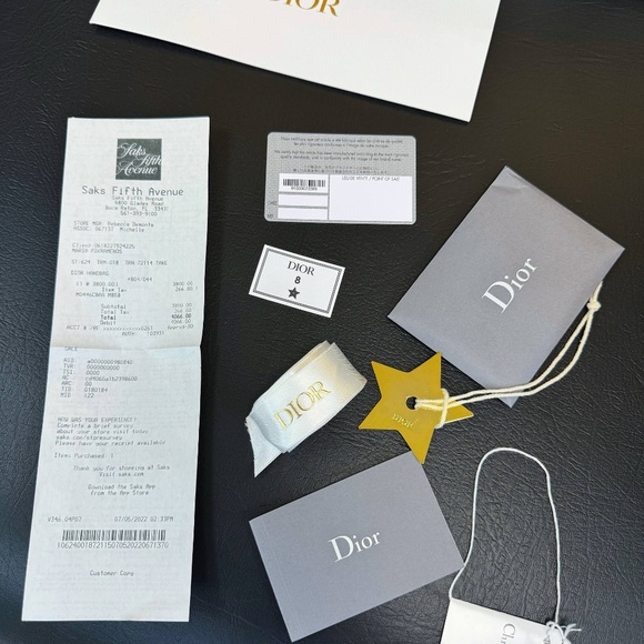 Christian Dior Saddle Bag Deep Ocean Blue Grained Calfskin - Picture 13 of 13